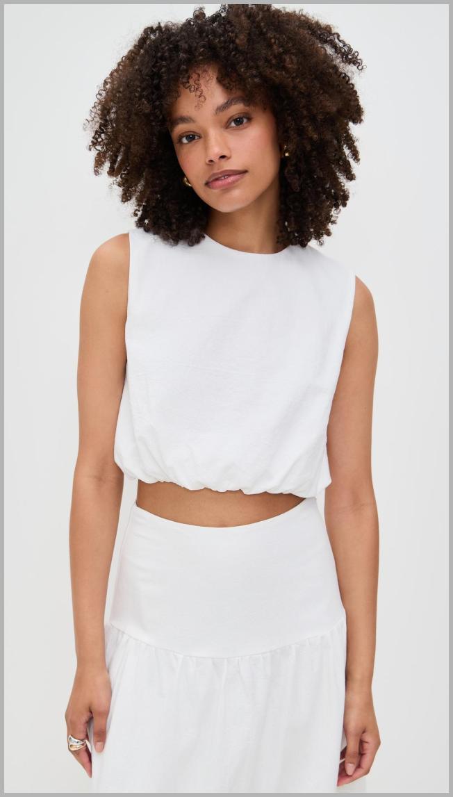 4th and Reckless Selene Top - White - [M] Price Integrity Rank ( 0 )